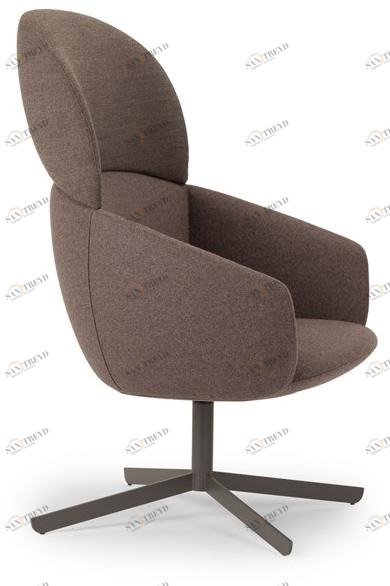 True Design Кресло из ткани с 4 спицами и высокой спинкой Not sun-id-1434884