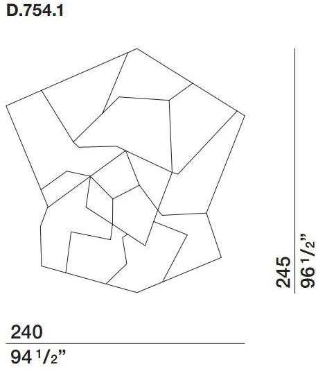 Molteni & C. Кожаный ковер Heritage sun-id-1439090 - Вид №4