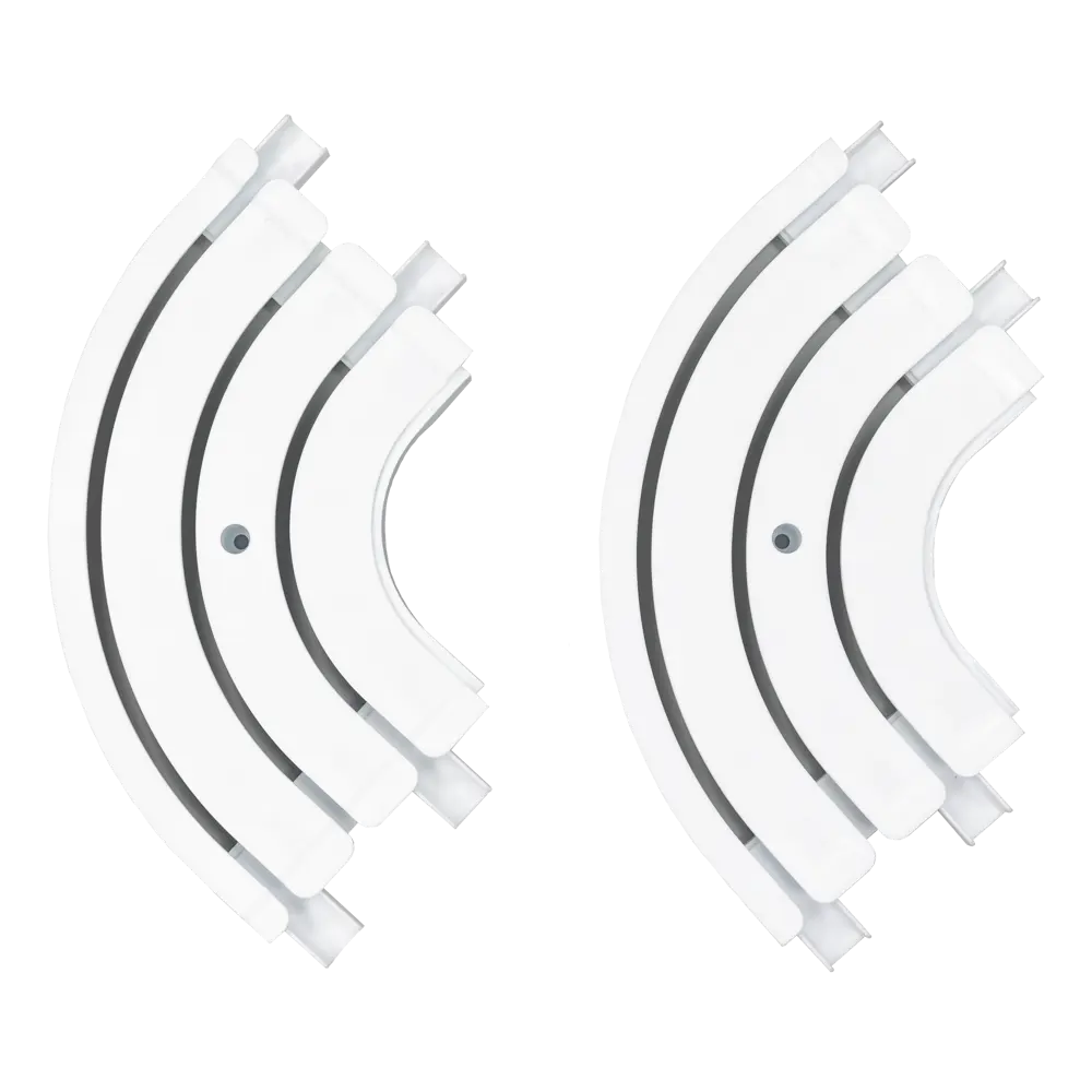 INSPIRE Эркерный соединитель для карниза - белый матовый, 2 шт 87768897 Соединитель эркерный STLM-0813453