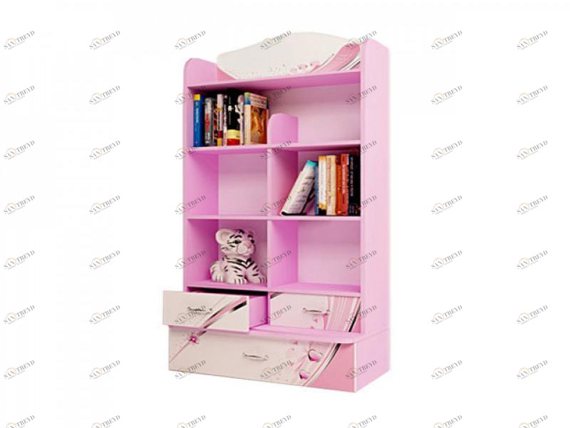 Стеллаж широкий ABC-KING Princess розовый 4631148296169