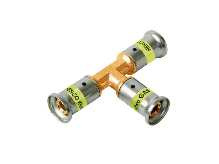 Латунный тройник для газа Cappellotto фитинги ARCH-00050850 - Вид №1