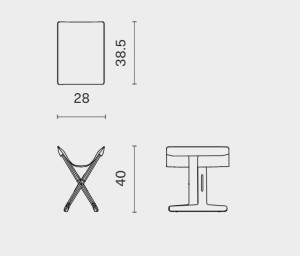 Стойка для журналов из дуба