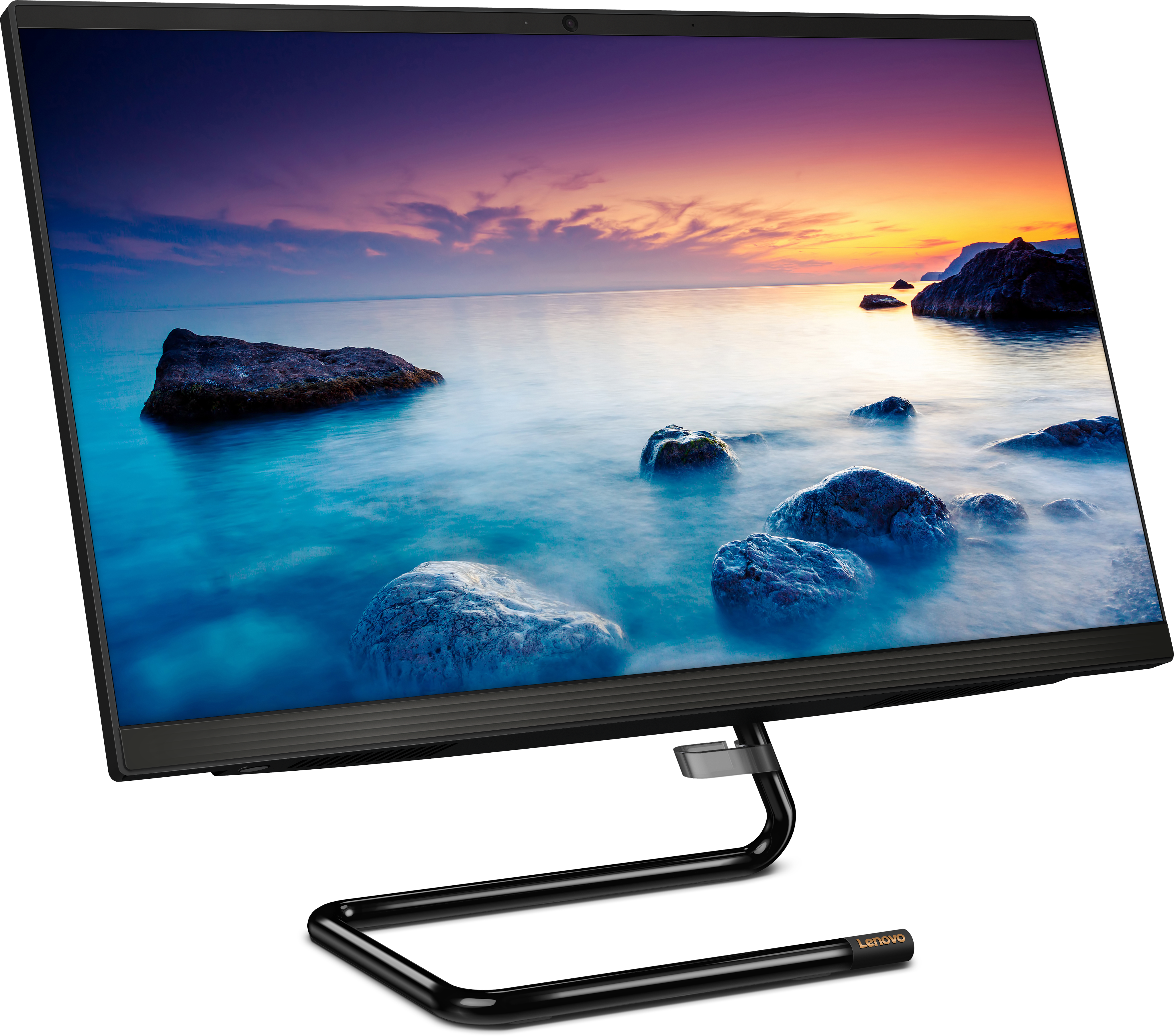 F0EW002CRK ideacentre aio 3 24are05 23.8"(1920x1080)/amd ryzen 3 4300u(2.7ghz)/4096mb/256ssdgb/dvdrw/int:amd radeon/bt/wifi/war 1y/6kg/black/w10 + keyboard, mouse usb Lenovo Santreyd  - Вид №5