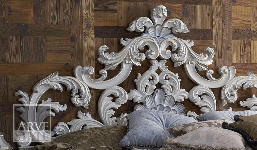 Arvestyle Лакированная двуспальная кровать из массива дерева Letizia Mn-1501 - Вид №3