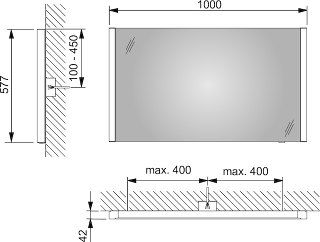 14296003000 Зеркало с подсветкой KEUCO Royal Reflex.2 - Вид №7
