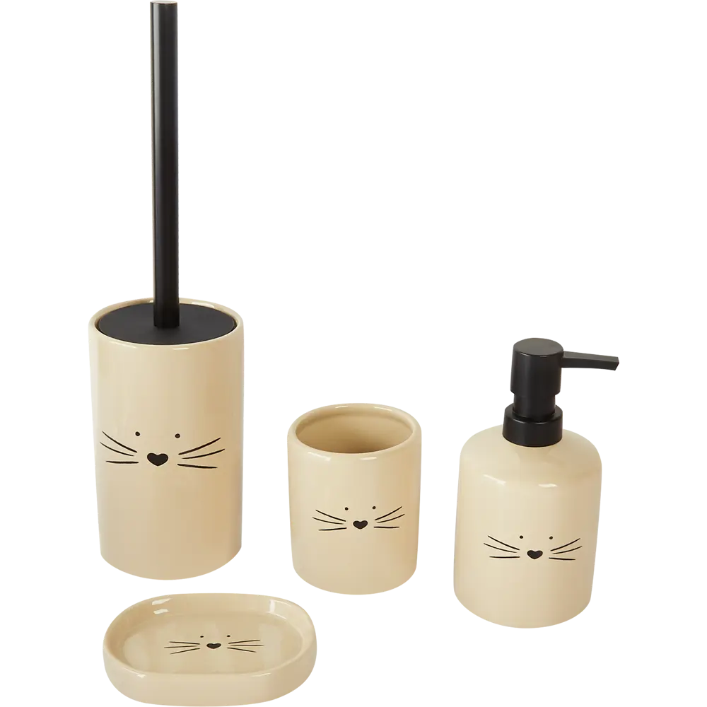 Ершик для унитаза Vidage Барсик цвет бежевый STLM-2067397 - Вид №3