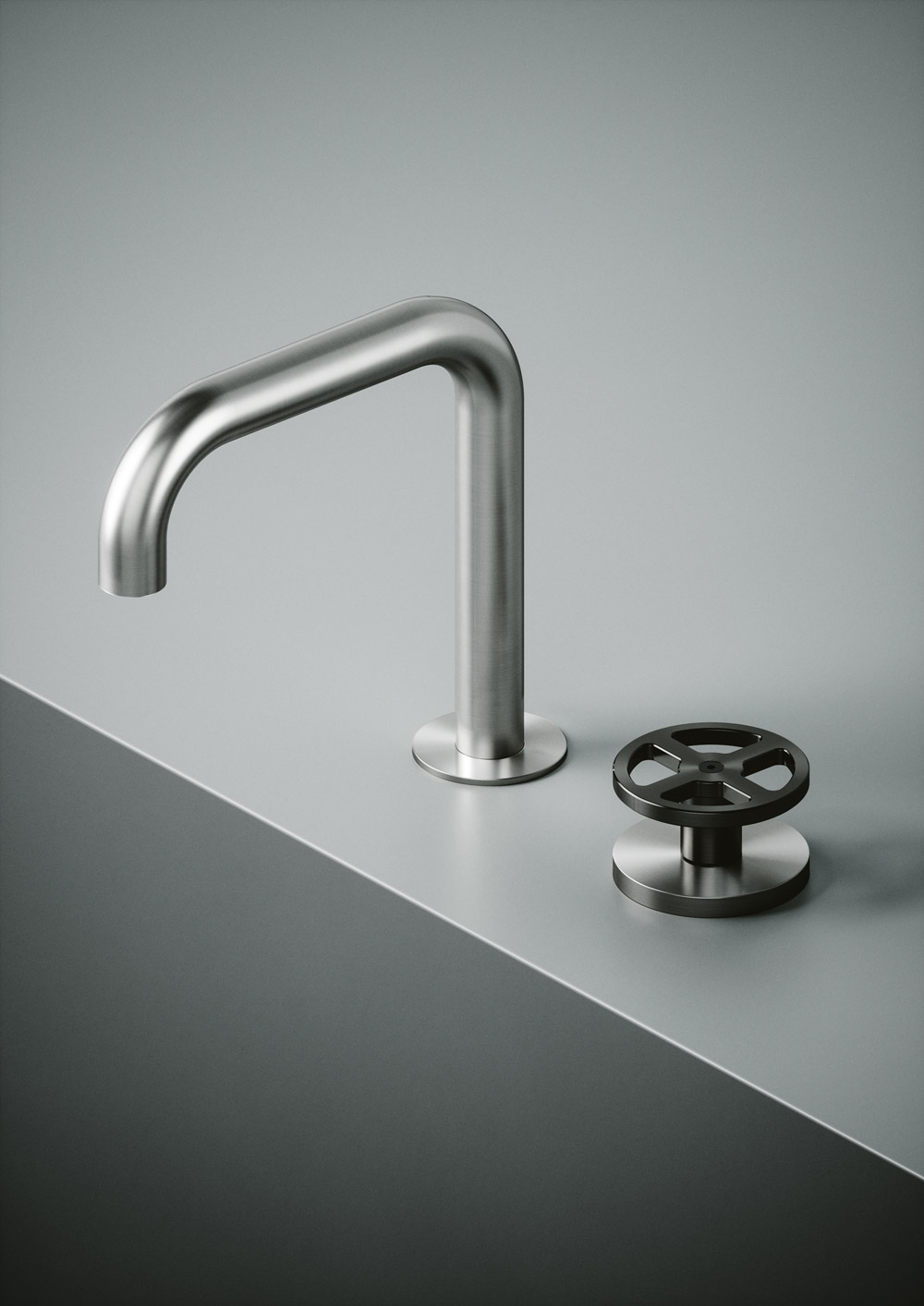 Valvola02. 20 31. Смеситель на два отверстия Quadrodesign - Вид №2