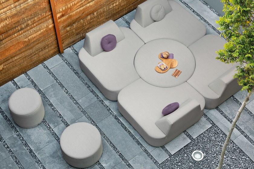 MANUTTI Круглый садовый пуф в стиле модерн Moon island sun-id-1401750 - Вид №3