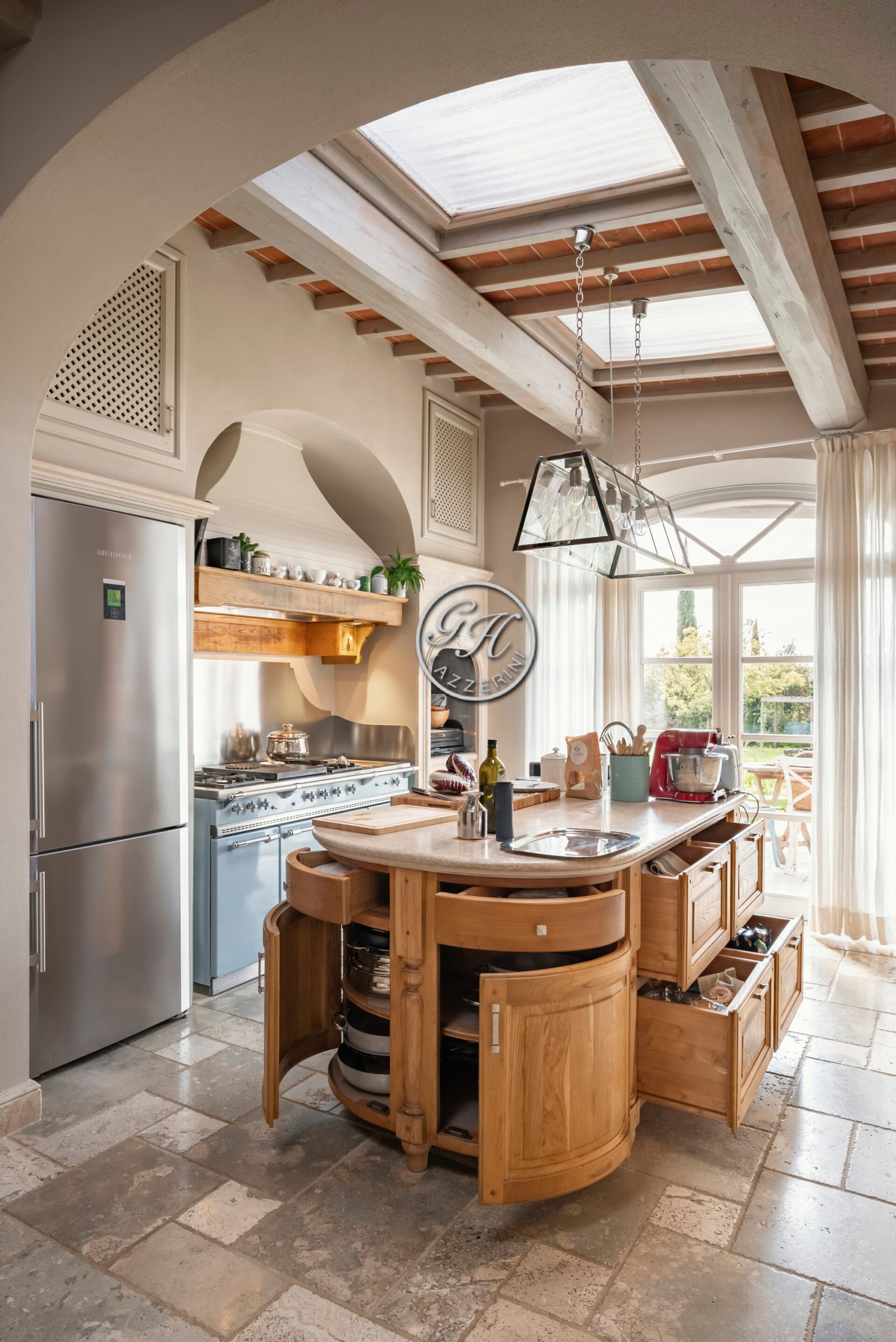 Кухня с островом на заказ GH LAZZERINI Cucina 27 ARCH-00121537 - Вид №2