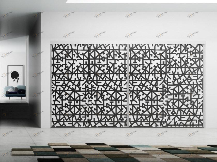 De Rosso Шкаф на заказ с hpl и алюминиевыми раздвижными дверями Aliante system sun-id-1499520