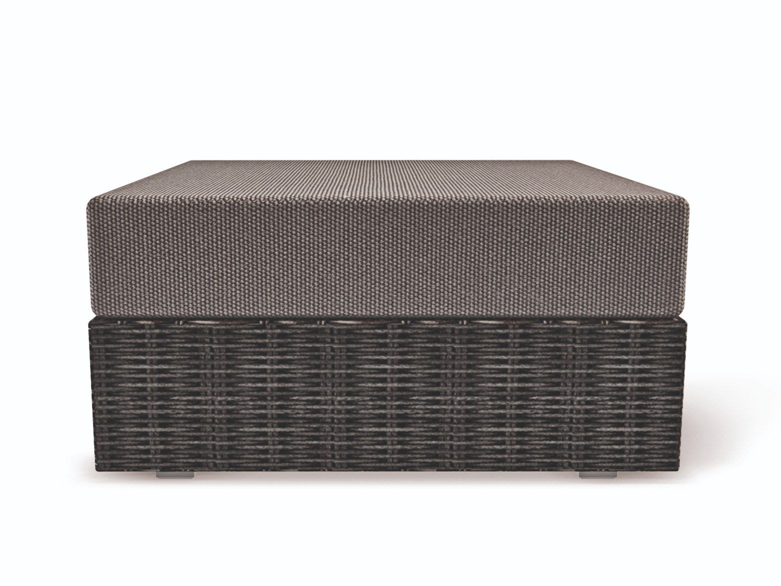 Квадратный садовый пуф в Ethimo EtWick® ARCH-00118375 - Вид №4