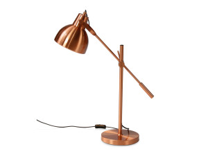 Окрашенная металлическая настольная лампа