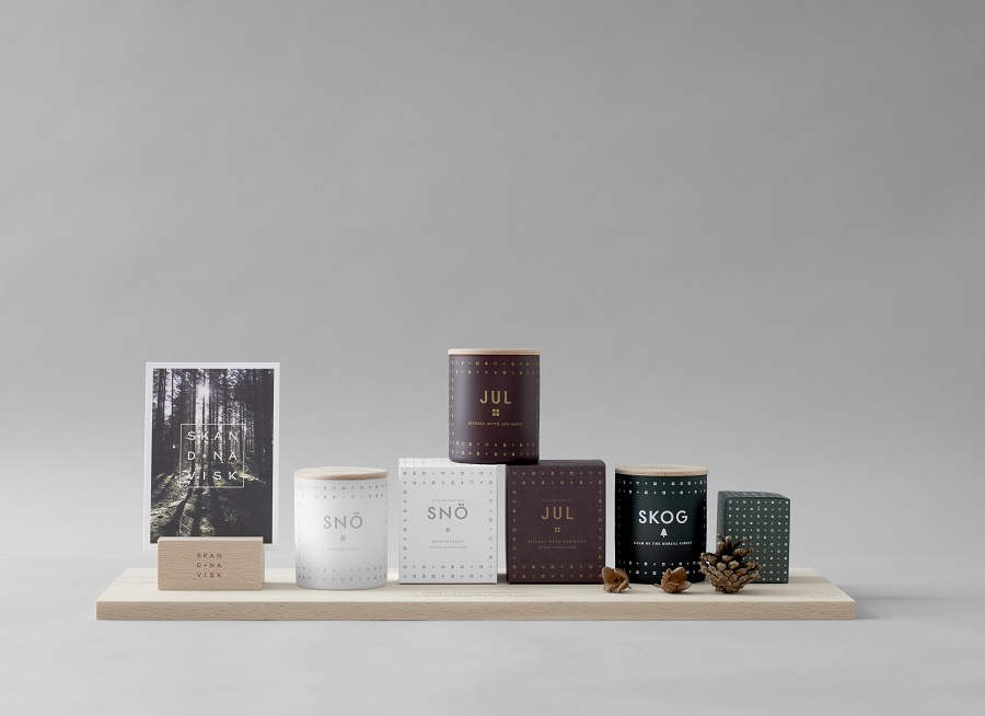 SK1220 Свеча ароматическая trae с крышкой, 200 г S K A N D I N A V I S K  - Вид №1