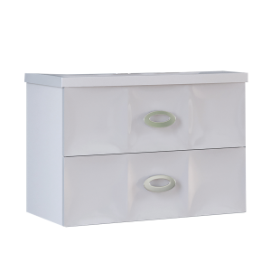 У62206 Тумба с раковиной Bonne 75П 2в.я. White 1 Marka Art