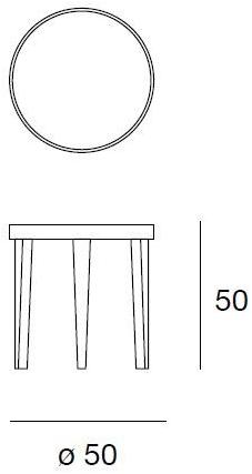 Pacini & Cappellini Низкий круглый журнальный столик Dominique 5371 - Вид №3