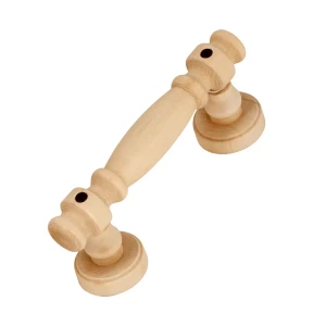 Ручка-скоба НОЭЗ РС-140 в винтажном стиле с деревянными вставками 89431716