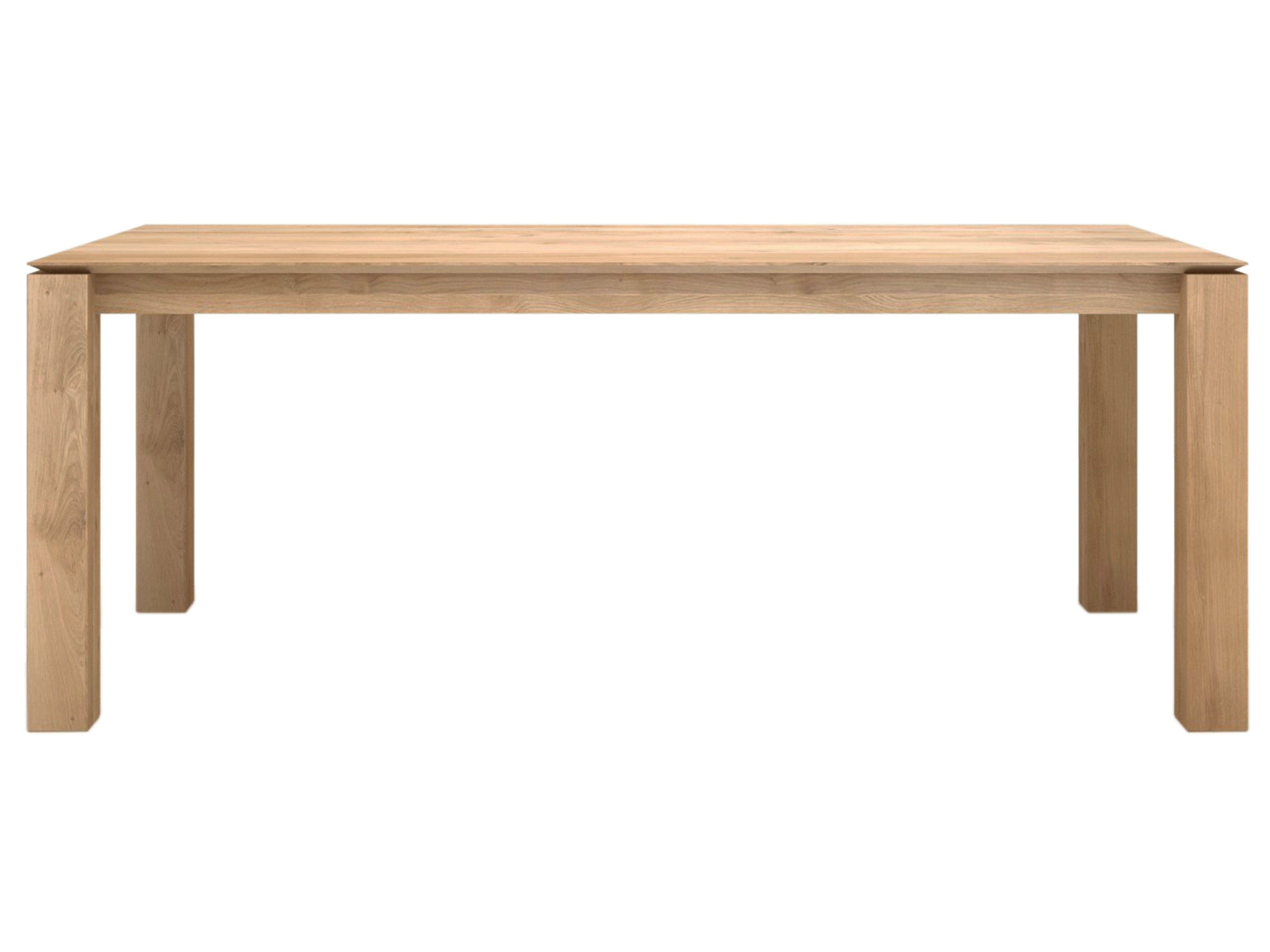 Прямоугольный обеденный стол из массива дерева Ethnicraft Slice ARCH-00081902 - Вид №1