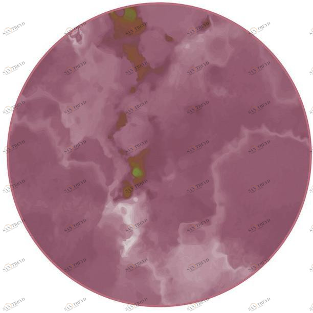 YO2 Ковер из полиамида круглый Mystify tints sun-id-1363803