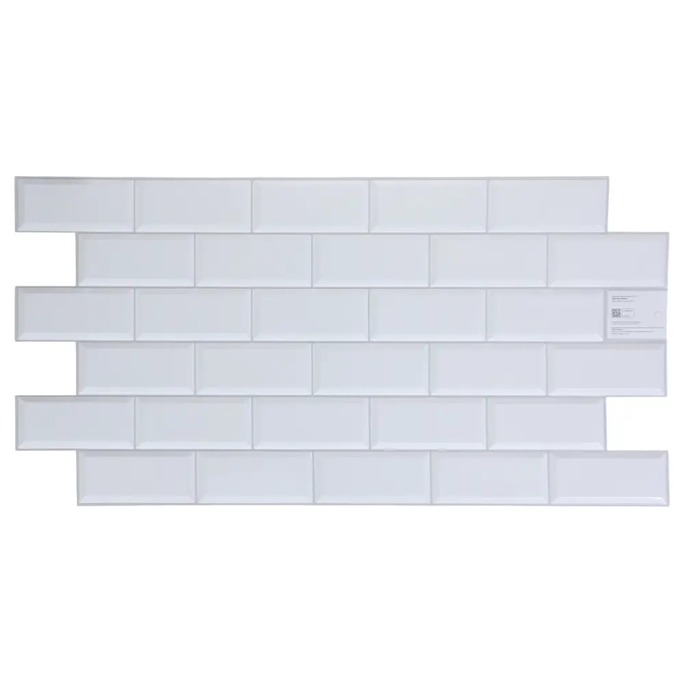 GRACE Панель ПВХ листовая Белая плитка 966×484 мм для интерьера 81968449 STLM-0016028 - Вид №2