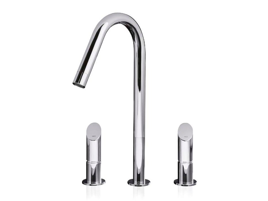 Смеситель для кухни из нержавеющей стали с раздельными розетками MGS T45 ARCH-00088174