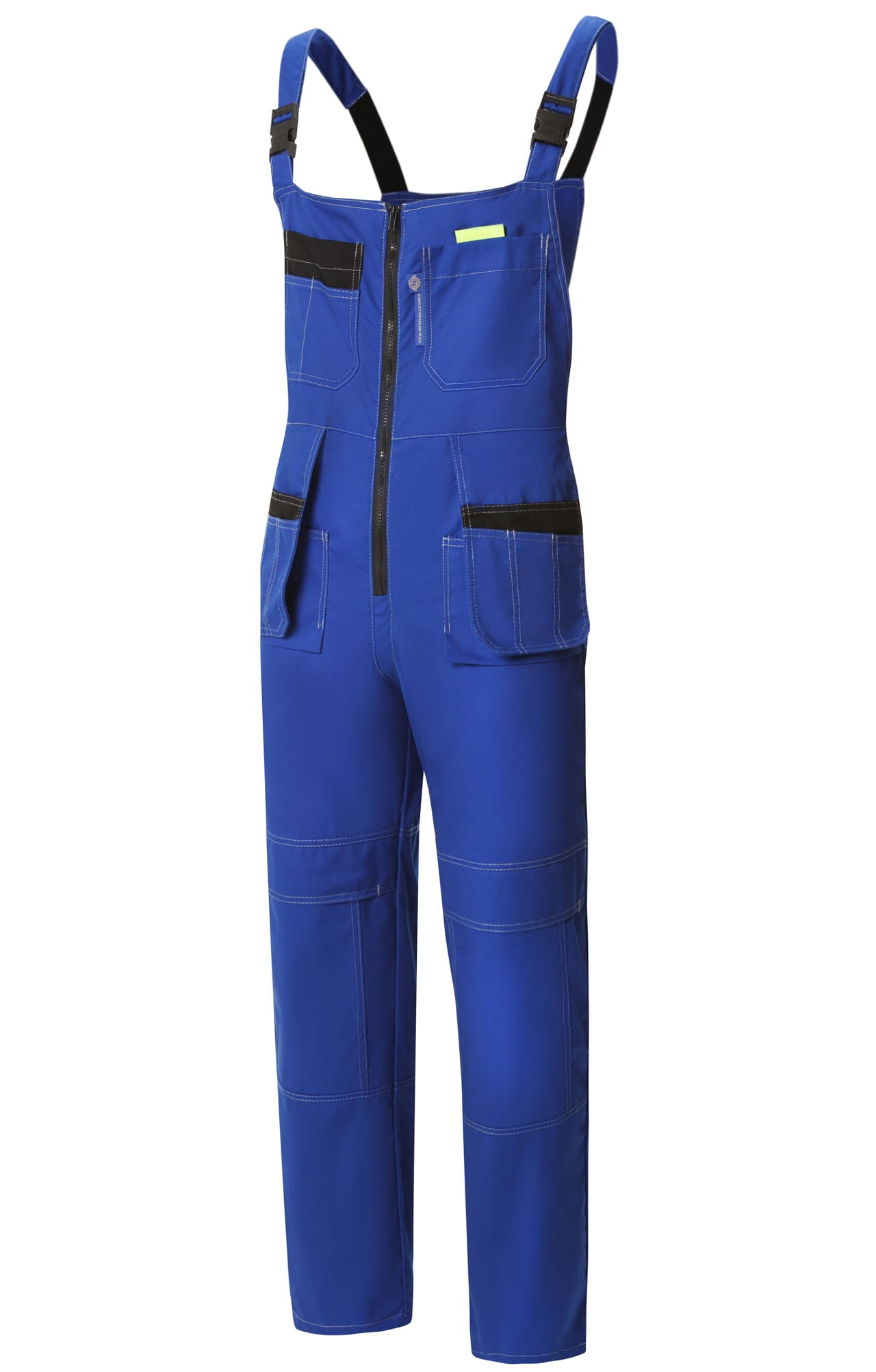 5039604 Костюм "Профессионал-2" василек-черный-лимон  Летняя спецодежда  размер 48-50/158-164  - Вид №4