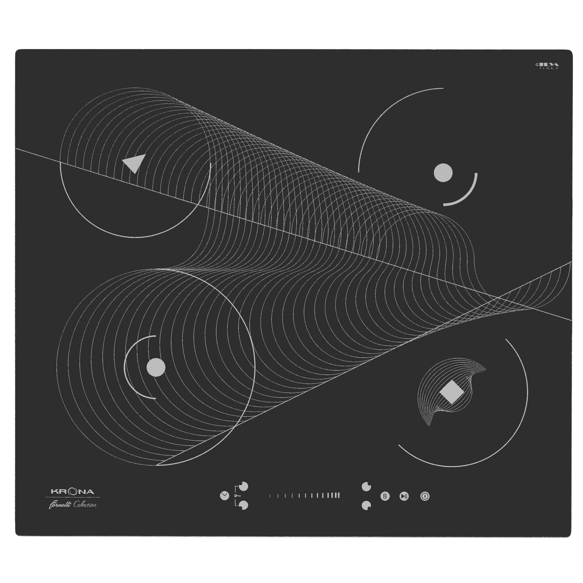 8191602 Индукционная варочная поверхность KRONA MERIDIANA 60 BL KRONA1 STDN-0114528