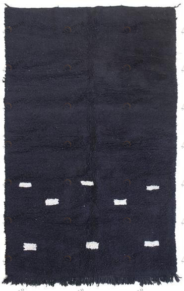 AFOLKI Прямоугольный шерстяной коврик с длинным ворсом Beni ourain Taa1244be