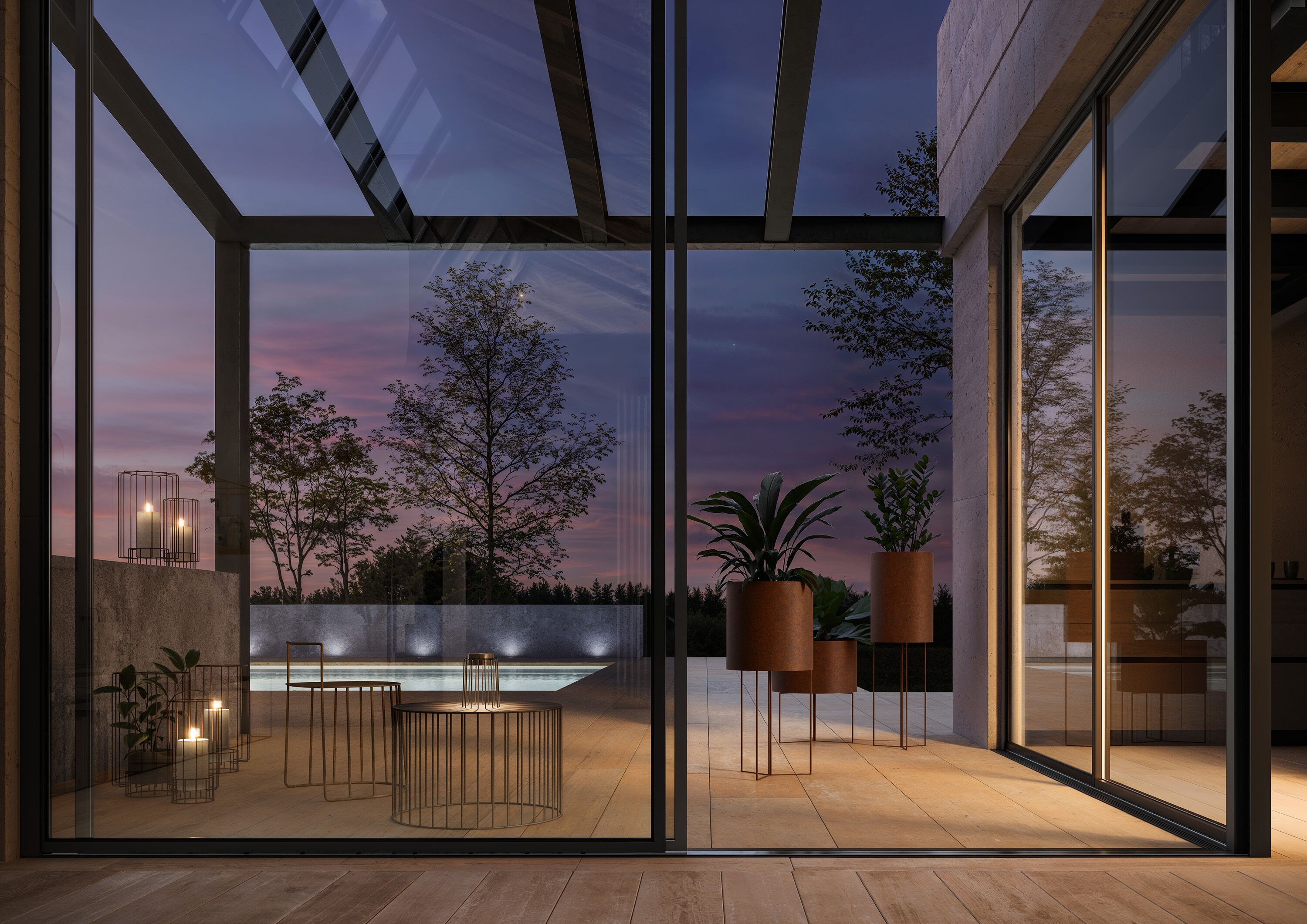 Плантатор из железа и листового металла Pipedesign Clori ARCH-00103124 - Вид №2