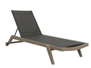 Лежак для сада с колесами