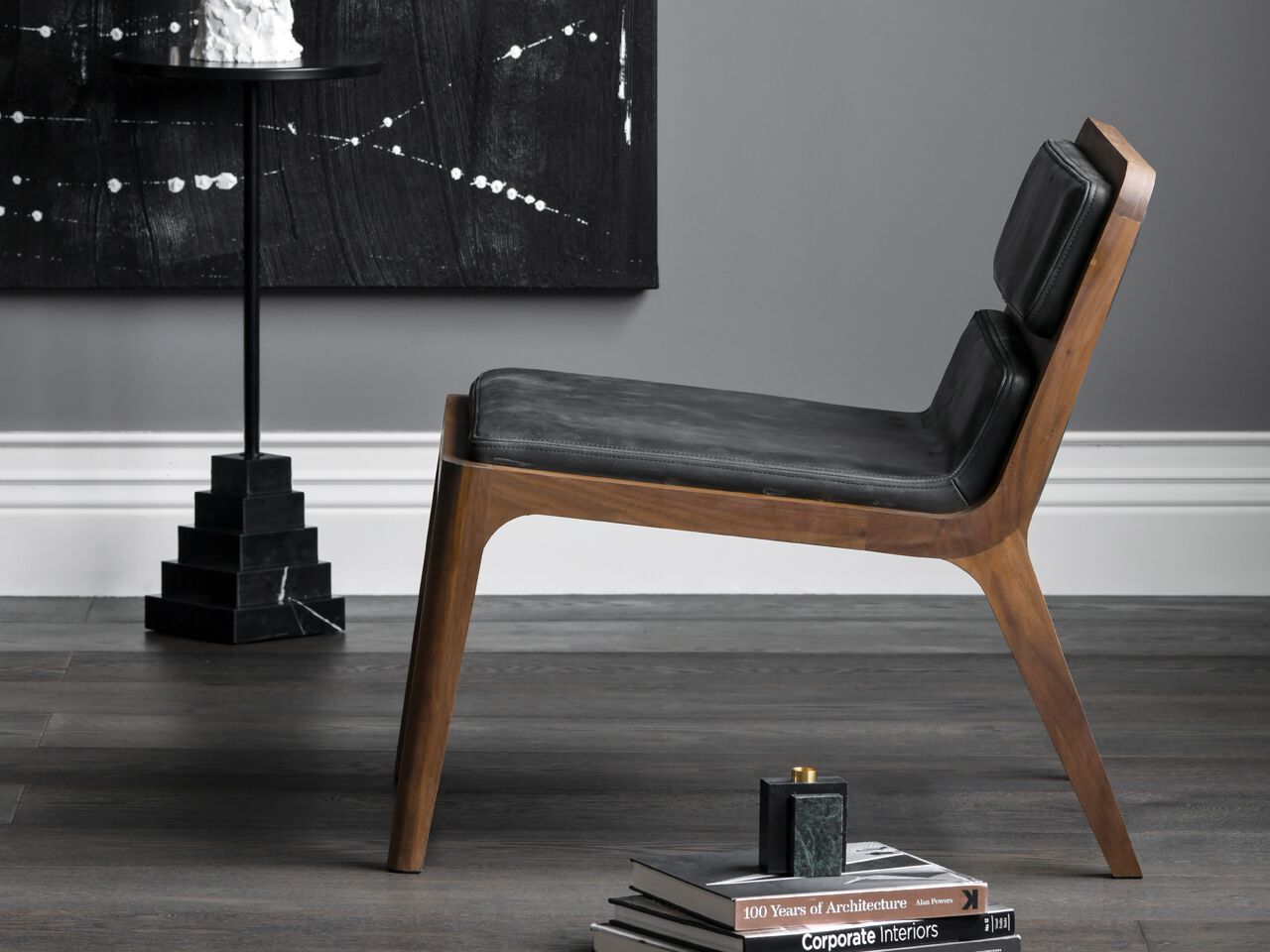 Кресло из цельного дерева и кожи Air Division ARCH-00080081 - Вид №12