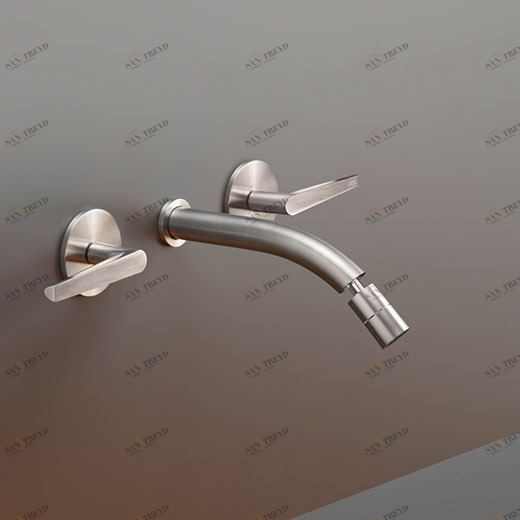 Настенный двойную ручку смеситель с регулируемым носиком L. 170 мм  FLG12 CEADESIGN 