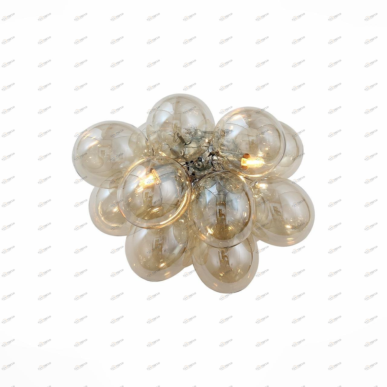 Бра ST Luce Sospiro SL432.201.02 ST LUCE ОБЛАКО 119006 Коричневый;прозрачный 