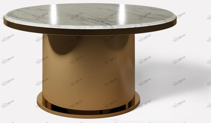 MORADA Круглый обеденный стол из каррарского мрамора Caliz Caliz royal dt