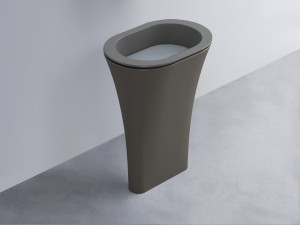 AMLA65-CM+AMPILO-BR+AMCOLO-FN Раковина Amedeo Ovale отдельностоящая cielo Enjoy + Amedeo