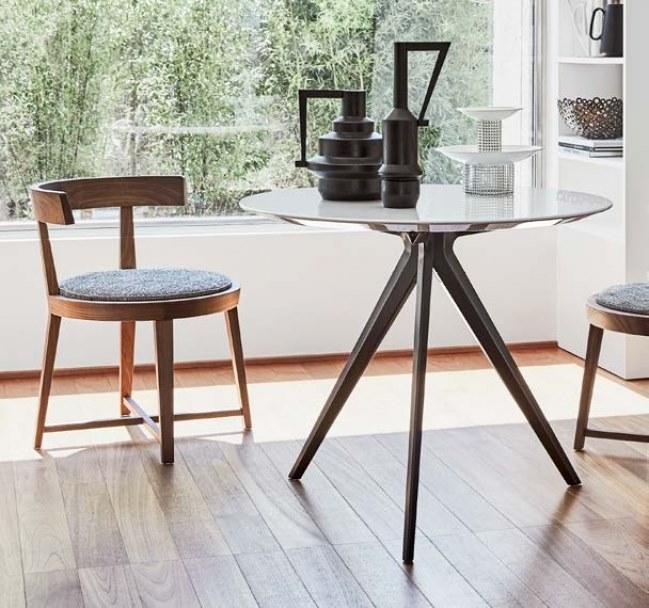 Flexform Стул из массива дерева со встроенной подушкой sun-id-1465888 - Вид №2