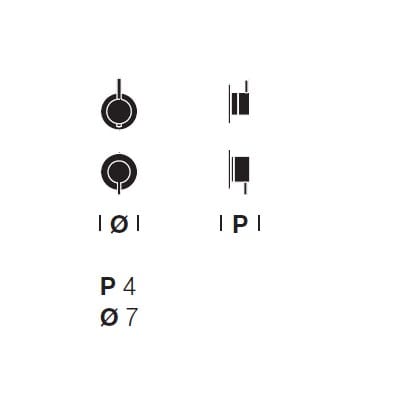 Смеситель для душа с 2 отверстиями из нержавеющей стали с переключателем Rexa MAE ARCH-00101506 - Вид №2