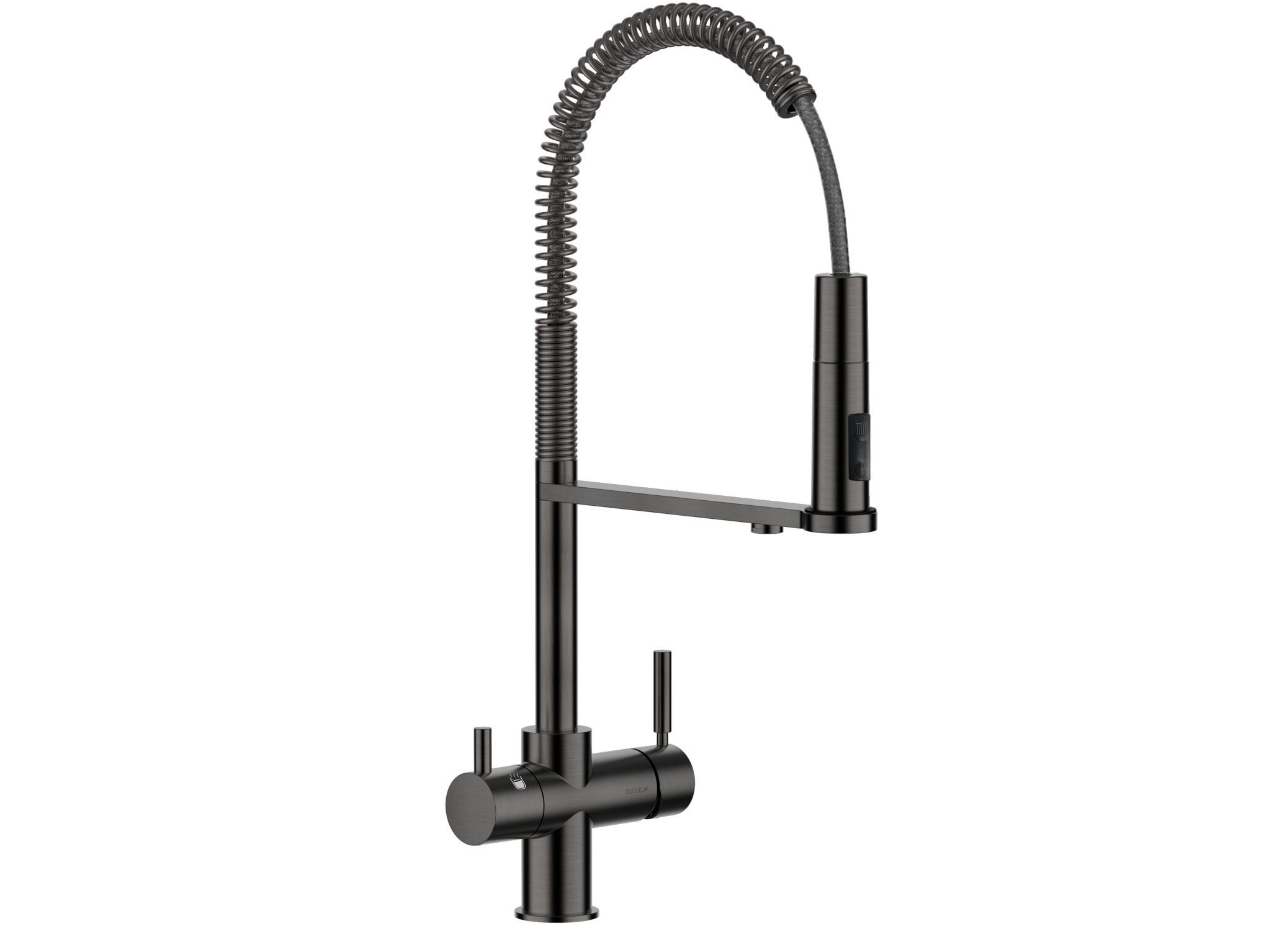 Электронный кухонный миксер с выдвижным ручным душем GUGLIELMI RUBINETTERIE Pura ARCH-00088662 - Вид №6