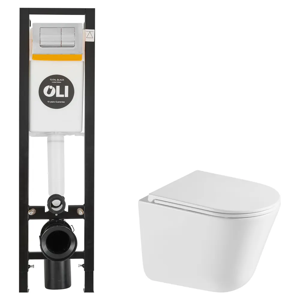 Комплект инсталляции Oli Quadra с безободковым унитазом Iddis Lahta STLM-2113568