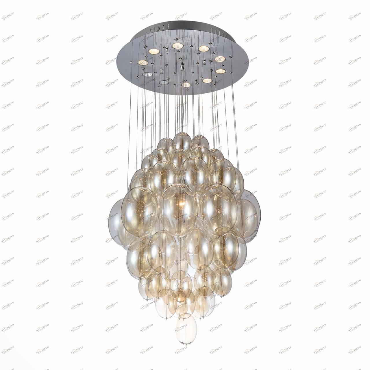Подвесной светильник ST Luce SL SL677.203.11 ST LUCE ДИЗАЙНЕРСКИЕ, SL677 072275 Прозрачный;серебро 
