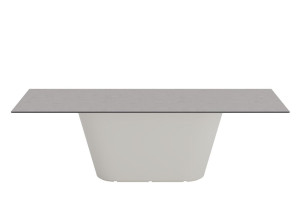 Прямоугольный стол с термополимерным основанием