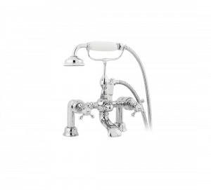 Gentry Home Смеситель для раковины мостик на 2 отверстия 200мм Mayfair Хром GH102400