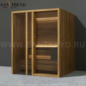 Effegibi YOKU.G60 SA.70300018 Сауна с левой дверью. Мощность: 6 кВт макс. Размеры: длина 174 см, ширина 170 см. Отделка: термообработанное дерево