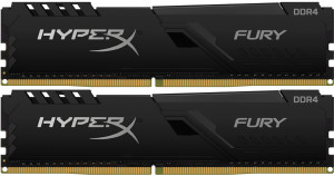 HX430C15FB3K2/32 32gb 3000mhz ddr4 cl15 dimm (kit of 2) hyperx fury black Kingston