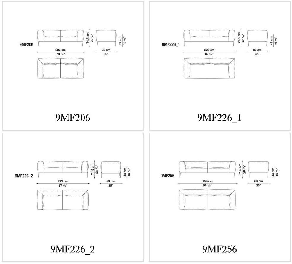 B&B Italia Модульный угловой диван из ткани Michel sun-id-1373476 - Вид №7