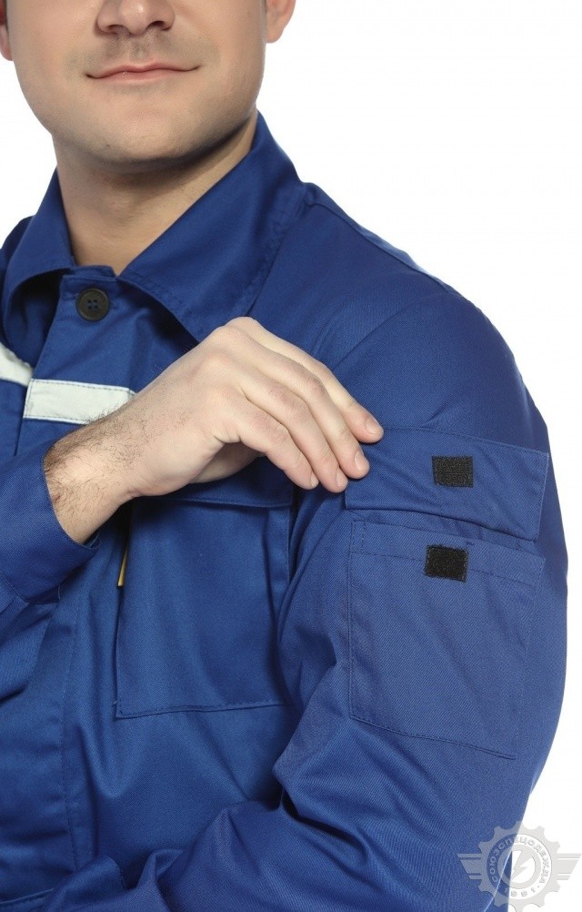 65541 Костюм "Эксперт-2" с СВП василек  Летняя спецодежда  размер 64-66/182-188  - Вид №15