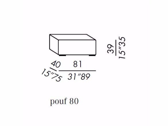 Кресло bergère из ткани Meridiani Liu ARCH-00058685 - Вид №7
