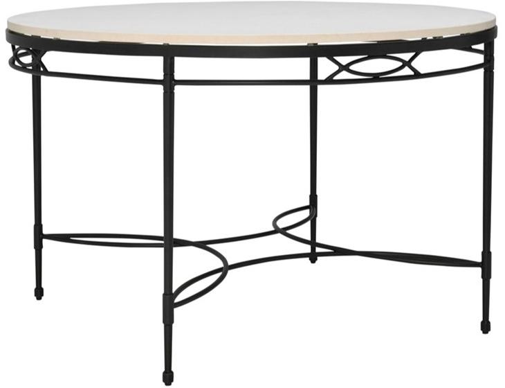 JANUS et Cie Круглый обеденный стол из смолы и нержавеющей стали Amalfi sun-id-1482095 - Вид №1