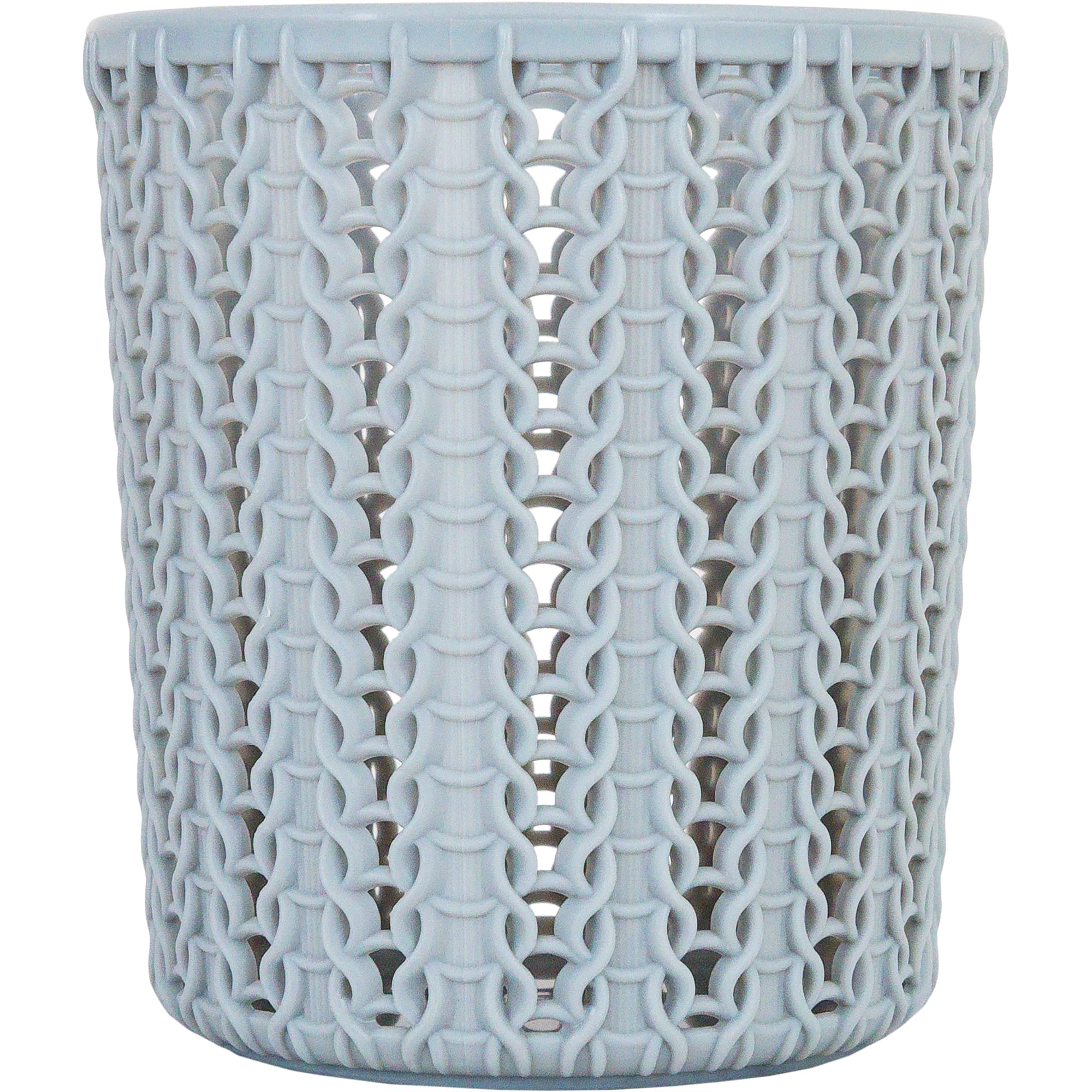 82138001 Стакан для зубных щеток «» 100х110 мм, цвет серый Вязание Santreyd  - Вид №1