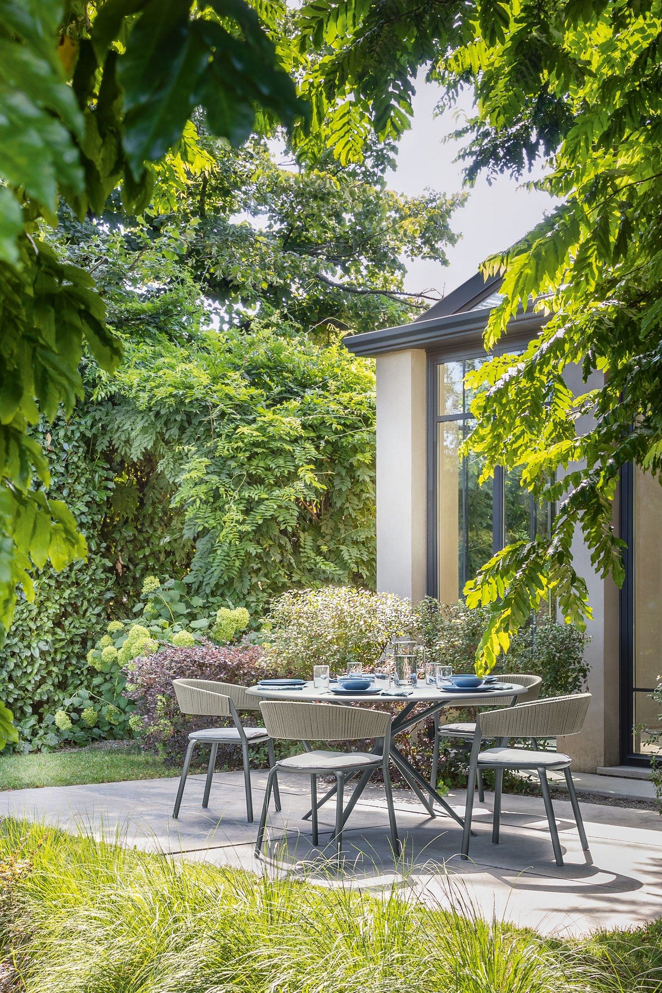 Алюминиевый и тканевый садовый стул с подлокотниками FAST Ria ARCH-00095179 - Вид №11