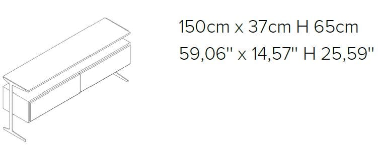 Деревянный шкаф с откидными дверями Natuzzi Italia Ido ARCH-00099544 - Вид №5